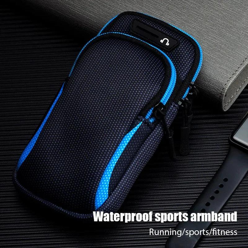 Universal Armband Sport Phone Case For Running Arm Phone Holder Sports Mobile Bag Hand for iPhone Xiaomi Huawei Under 6.5" 7.2"